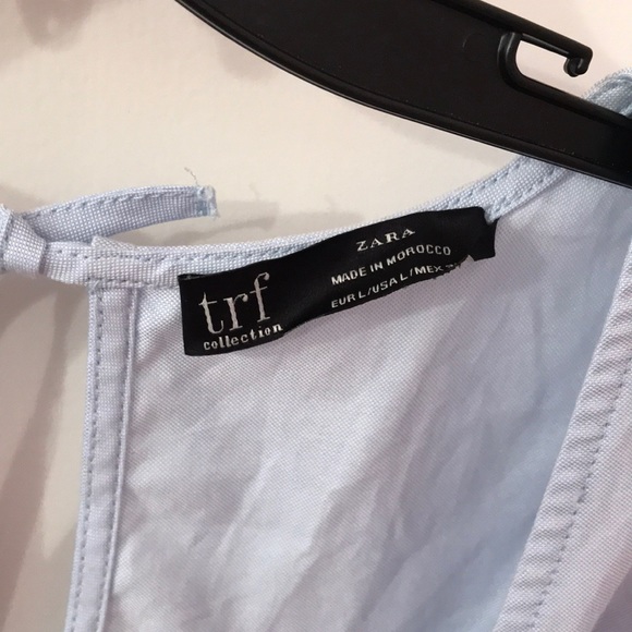 Cute Blue Zara top - Picture 3 of 3